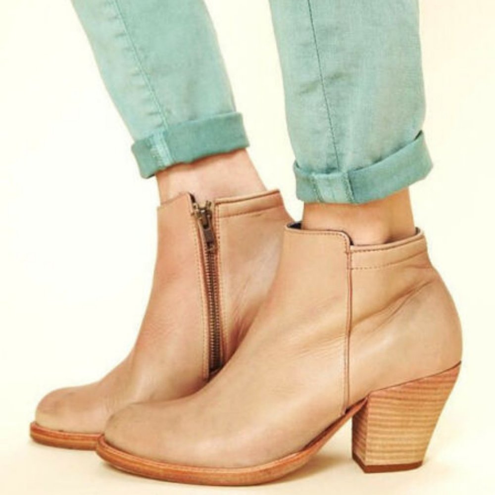 $350 KSUBI GENUINE LEATHER "BENISA" ANKLE BOOTIES